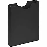 PAGNA Heftbox DIN A4, Hochformat, aus PP, schwarz, Sie erhalten 1 Packung