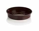 Kimmel Blumentopf Untersetzer Pflanztopfuntersetzer Ø 8 cm, Braun