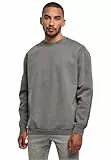 Urban Classics Herren Heavy Terry Garment Dye Crew L darkshadow