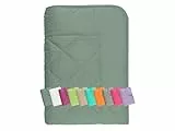 npluseins Sommerdecke 135x200 cm - dünne und leichte Bettdecke für den Sommer – Kühl schlafen – ideal für Camping Outdoor Garten und Gäste - 1180.1542, ca. 135 x 200 cm, Salbei