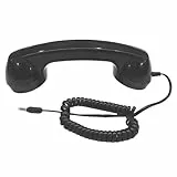 Retro-Telefonkopfhörer: Griff für Telefonempfänger, Kopfhörer im Retro-Stil, klassisches Handspiel für den Einsatz als Fotozubehör, Telefonzubehör,