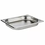 APS GN-Gastronomiebehälter 1/2, Edelstahl, 32,5 x 26,5 cm, Tiefe: 40 mm, Inhalt: 2,00 Liter