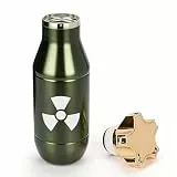 Grogife Thermoskanne 500ml Geschenke für Männer Papa, Lustige Geburtstagsgeschenk für Mann Jagd Jäger, Hunter, Hun, Jahrestag Geschenk für Ihn Partner Ehemann Freund – Edelstahl Trinkflasche Olivgrün