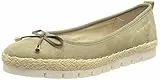 Tom Tailor Damen 3294202 Ballerinas, Khaki, 38 EU