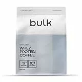 Bulk Molkenprotein Kaffee, Eiskaffee Geschmack, 500 g, 16 Portionen, 17g Protein pro Portion, echter Kaffee, Proteinshake für Muskelaufbau