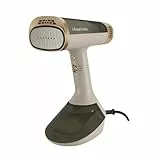 Russell Hobbs Dampfglätter [Dampfglätten mit Ansaugtechnologie] VacuSteam™ (3 Dampf-& Saugstufen, 200ml Wassertank, 35 Sek.Aufheizzeit, Keramiksohle, für alle Stoffe geeignet) Dampfbügeleisen 28551-56
