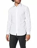 Seidensticker Herren Business-Hemd - Extra Slim Fit - Bügelfrei - Kent-Kragen - Langarm - 100% Baumwolle, Weiß (Weiß 01), 39 EU