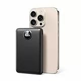 Power Bank 20000mAh, 22.5W Mini PowerBank USB-C Input & Output, PD 3.0 QC 3.0 Externe Handyakkus mit LED Display, Kompatibel mit iPhone 16 15 14 13