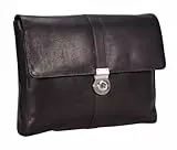 LEONHARD HEYDEN Aktenmappe mit Laptopfach Bergamo Conference Briefcase Black schwarz