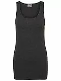 VERO Moda Vmmaxi Tanktop für Damen, Grau (Dark Grey Melange), XXL