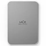 LaCie Mobile Drive Moon 4TB, Tragbare Externe Festplatte, 2.5 Zoll, Mac & PC, silber, inkl. Data Rescue Service (STLP4000400)