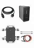 Paket.ag HSEU-2000D WiFi Wechselrichter (Drosselbar auf 600 Watt) mit Marstek B2500-D Balkonkraftwerk Speicher 2,24 kWh (erweiterbar bis 6,72 kWh), 5 m Kabel, Balkonkraftwerkspeicher Set