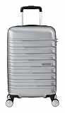 American Tourister Flashline - Spinner S Slim, Handgepäck, 55 cm, 34 L, Silber (Sky Silver)