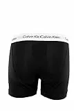 Calvin Klein Herren Boxershorts Low Rise TRUNK, 3er Pack U2664G, Ohne Eingriff, Mehrfarbig ( Schwarz (001 Black) ) - Large