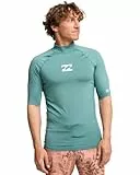 Billabong Waves All Day - Kurzarm-Rashguard - Männer - L - Grün