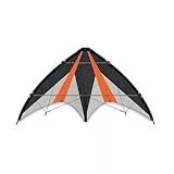 GÜNTHER FLUGSPIELE - 1028 - Sportlenkdrachen Synergy 125 GX, Air Sport Drachen aus reißfestem Ripstop-Polyester, ca. 125 x 54 cm, für Kinder ab 10 Jahren, inkl. 36 kp Polyesterschnüre 2 x 35 m