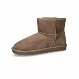 Dockers by Gerli Damen Klassische Stiefeletten, Frauen Stiefeletten,Wechselfußbett,warm gefüttert,uebergangsschuhe,Taupe,39 EU