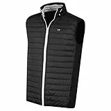 Calvin Klein Herren Hybrid Gilet - Schwarz/Silber - L.