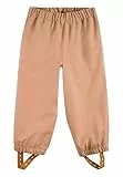Sterntaler Regenhose ungefüttert Uni - Kinder Regenhose wasserdicht - Jungen Matsch- und Buddelhose ohne Latz mit verschweißten Nähten - robuste Regenbekleidung - lehmbraun, Größe 110