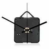 EEEKit Quarz Uhrwerk für Wanduhr, Uhrwerk Lautlos mit Zeiger, 24 mm Welle Uhrwerke zum Selbsteinbau Teile für Wanduhr Reparatur