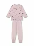 Sanetta Mädchen-Schlafanzug mit Pferden lang rosa | Hochwertiger und bequemer Schlafanzug aus Baumwolle für Mädchen. Pyjamaset für Mädchen 116
