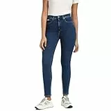 Calvin Klein Damen Jeans Hose High Rise Skinny Fit, Blau (Denim Medium), 32W/32L