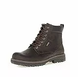 Pius Gabor Herren Boots,Schnürschuhe,Gore TEX,Extragrip,Latex Wechselfußbett,Wollfutter,Reißverschluss,Halbschuhe,bequem,Mocca,45 EU / 10.5 UK