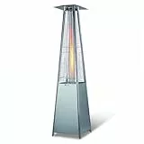 ACTIVA Heizstrahler Terrasse Pyramide Cheops I I Premium Heizstrahler inkl. Duran Schott Glasröhre I Leistungsstarker Heizpilz für Wärme auf Abruf