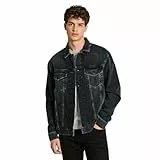 Pepe Jeans Herren Relaxed PM402972 Jacket, Black (Denim-XH7), XS