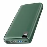 Hiluckey 27000mAh Powerbank Externer Akku - PD USB C Power Bank 22.5W Schnellladefunktion Handy Tragbares Ladegerät mit 4 Ausgängen Kompatibel mit Smartphone Tablet