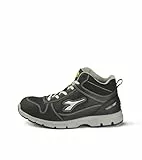 Diadora Herren Run MID S3 SRC ESD, Schwarz, 44 EU