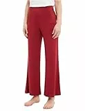 Calvin Klein Damen Sleep Pant 000QS6795E Hosen, Rot (Red Carpet), L