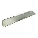 Carpoint | Nummernschildhalter | Edelstahl | Geeignet für europäische Schilder 52x11 cm | Einfache Installation | Elegantes Design, Silber
