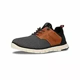 Salamander Herren Slipper, Männer Slip On,Halbschuhe,Slip-ons,Schlupfschuhe,schluepfschuhe,Loafer,Anzugschuhe,Dark Grey/Cognac (1163),43 EU/EU UK