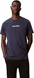 Calvin Klein Herren S/S Crew Neck 000Nm2748E Sleep Top, Blau (Blue Nights), L