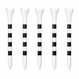 Zivisk Golf Tees Holz - 100 Stück 70mm Bambus Tees (Weiß)