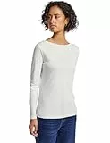 Street One Damen 3228383 Basic Langarmshirt, Off White, 42