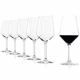 Stölzle Lausitz Rotweingläser Revolution 6er-Set 490 ml – Hochwertige Weingläser ideal für Rotwein – Eleganter Rotweinkelch aus Kristallglas für maximale Aromaentfaltung – Spülmaschinen- & Stoßfest