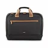 Hama Laptoptasche für Laptops 15,6“ - 16,2“ (leichte Businesstasche als Umhängetasche oder Tragetasche, Notebooktasche mit Organizer-Vorderfach und -Innenfach, wasserabweisend, gepolstert) schwarz