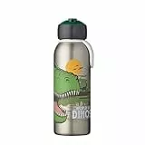 Mepal - Thermoflasche Flip-up Campus - Isolierte Trinkflaschen für Kinder - Edelstahl Thermosflasche - 4 Stunden heiß & 12 Stunden kalt - BPA-frei - 350 ml - Dino