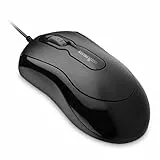Kensington Kabelgebundene USB 3.0 Maus, Mouse-in-a-Box, optische USB Desktop Maus mit Kabel, Computermaus mit beidhändigem Design und Scrollrad, Optimal fürs Home Office, Schwarz, K72356EU