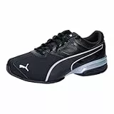 PUMA Herren Tazon 6 FM Low-Top Trainer, Puma Black-Puma Silver, 41 EU