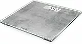 Soehnle Style Sense Compact 300 Concrete, digitale Körperwaage mit LCD-Anzeige, elektronische Waage mit extraflachem Design, Personenwaage mit Tragkraft bis zu einem Gewicht von 180 kg