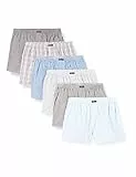 Lower East American Boxershorts Herren 6 Pack aus 100% Baumwolle I Unterwäsche Herren, Unterhosen für Männer L Mustermix