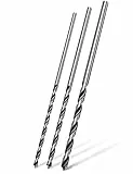 Pinava® Holzbohrer Set lang 3tlg [Stabile Spiralbohrer, extra lange Bohrer Holz] 30cm Balkenbohrer - Holzbohrer lang Set - Holzbohrerset Ø 6, 8, 10 x 300mm