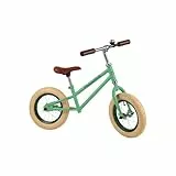 HUDORA 10430/00 Laufrad Retro Boy, grün | 12' Luftbereifung | Ab 3 Jahre