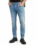 G-Star Herren 3301 Slim Jeans, Blau (lt indigo aged 51001-8968-8436), 34W / 32L