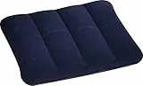 Jilong Avenli I-Beam Pillow 53cm x 37cm Reisekissen Luftkissen Kopfkissen aufblasbares Velour Kissen, Blau Box