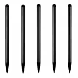 QZKJQDD 5 Stück Schwarz Stylus Pen, Touchscreen Stift, Tylus Touch Pen, Touch Pen, 2-in-1 Touchscreen Stift für alle Tablets/Smartphone, kompatibel mit Samsung/iPad/Android/IOS