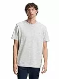 TOM TAILOR Denim Piqué Poloshirt aus Baumwolle, Light Blue Grey, XL